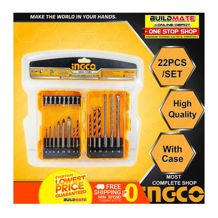 Drill Bits & Screwdriver Bits 22pcs Set