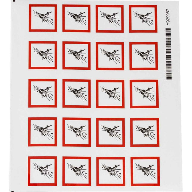 GHS Symbol  GHS01  Explosive