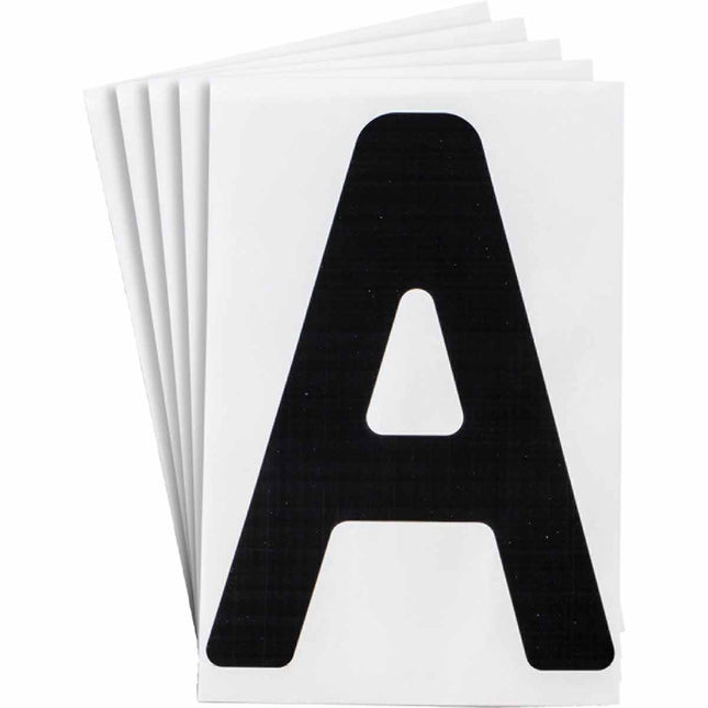 ToughStripe Black Number and Letter Labels