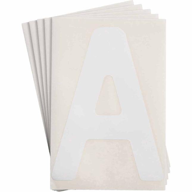 ToughStripe White Number and Letter Labels