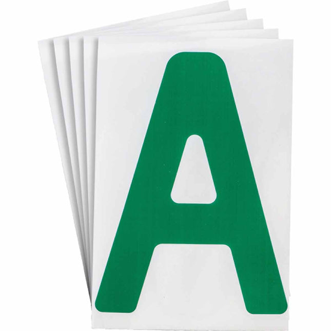 ToughStripe Green Number and Letter Labels