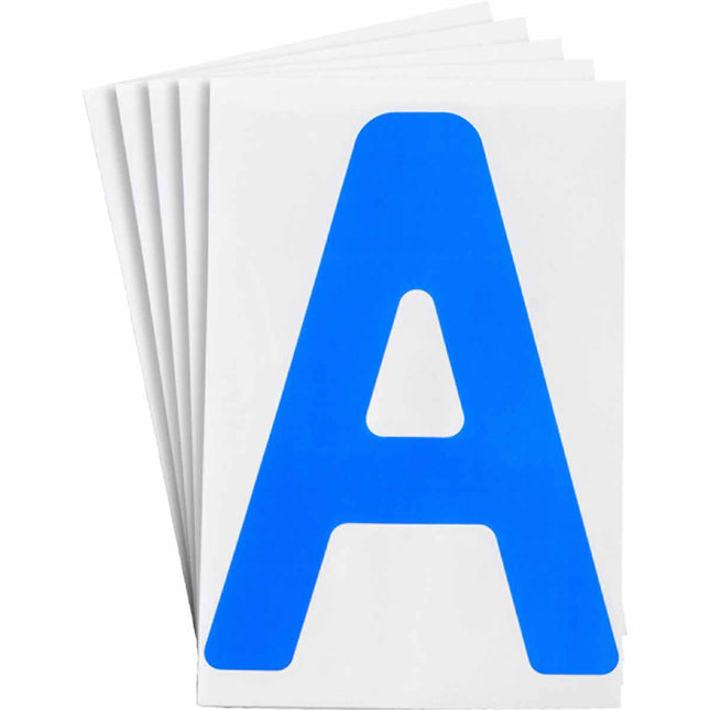 ToughStripe Blue Number and Letter  Labels