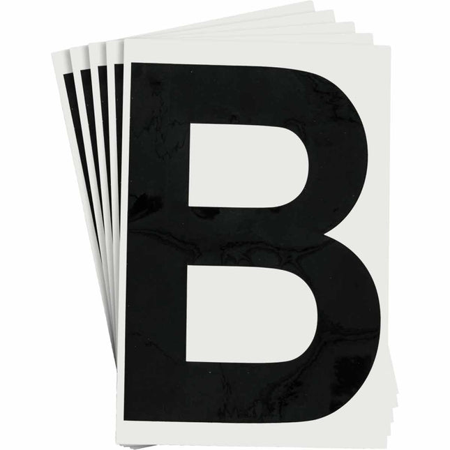 ToughStripe Black Number and Letter Labels