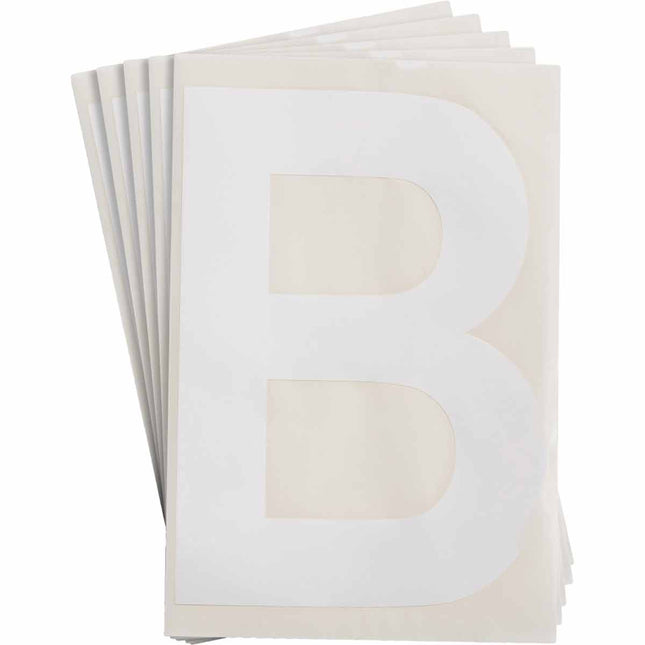 ToughStripe White Number and Letter Labels