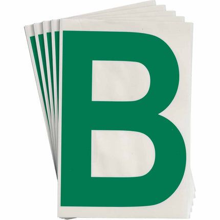 ToughStripe Green Number and Letter Labels