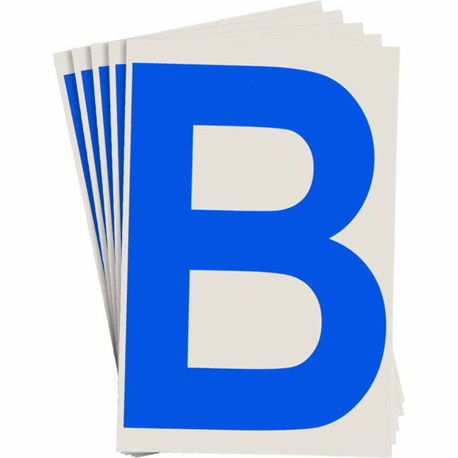 ToughStripe Blue Number and Letter  Labels