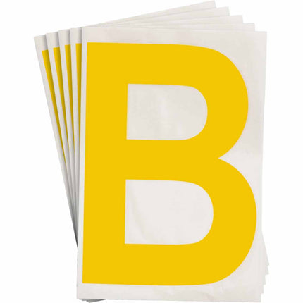 ToughStripe Yellow Number and Letter Labels
