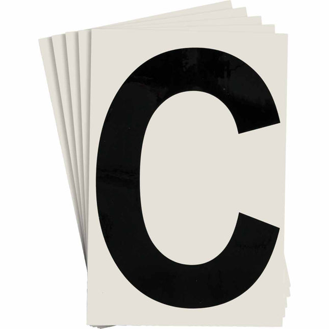ToughStripe Black Number and Letter Labels