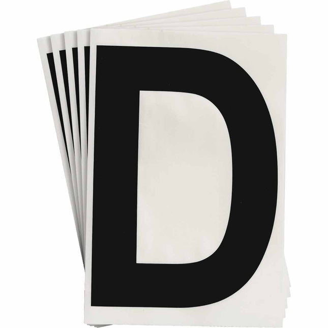 ToughStripe Black Number and Letter Labels