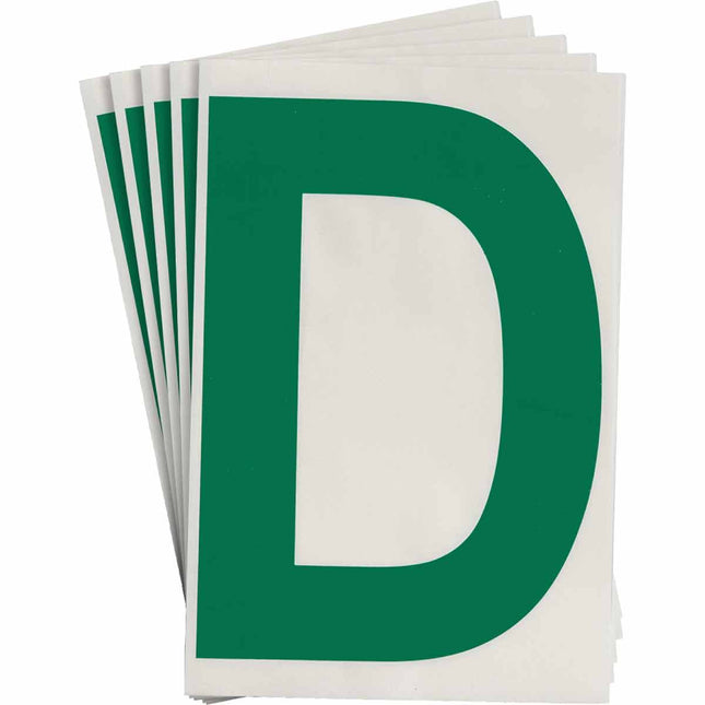 ToughStripe Green Number and Letter Labels