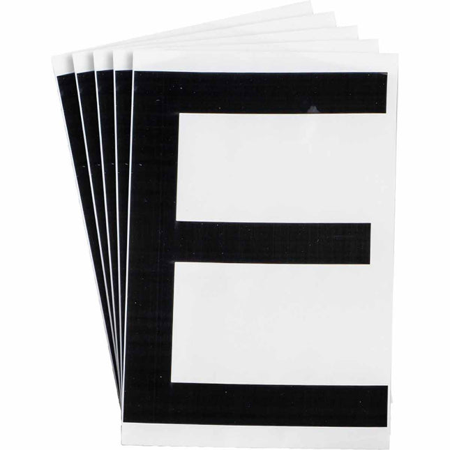 ToughStripe Black Number and Letter Labels