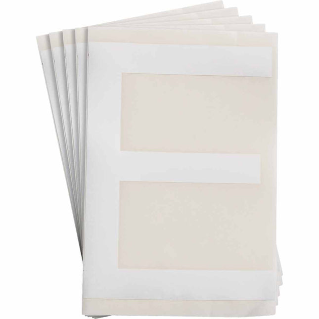 ToughStripe White Number and Letter Labels