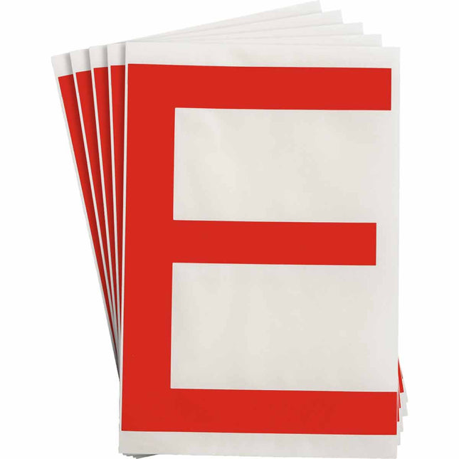 ToughStripe Red Number and Letter Labels