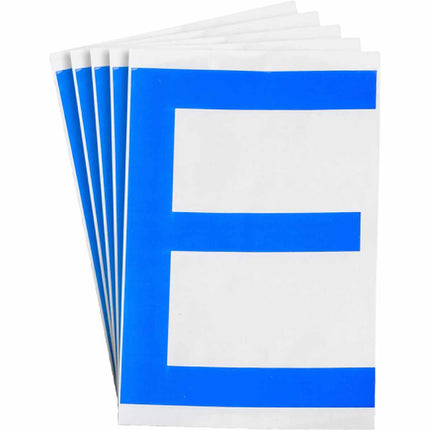 ToughStripe Blue Number and Letter  Labels
