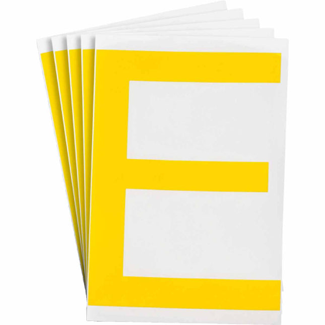 ToughStripe Yellow Number and Letter Labels