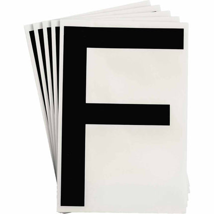 ToughStripe Black Number and Letter Labels