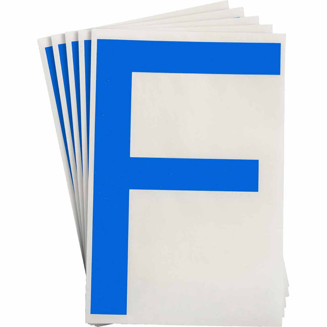 ToughStripe Blue Number and Letter  Labels