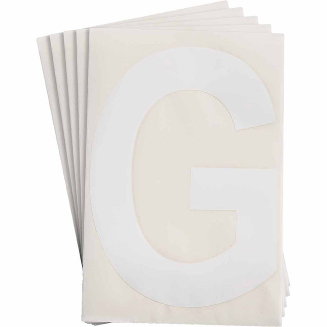 ToughStripe White Number and Letter Labels