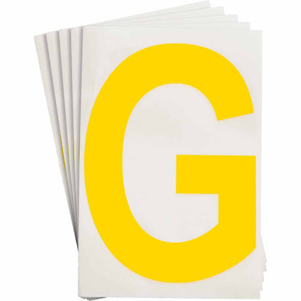 ToughStripe Yellow Number and Letter Labels