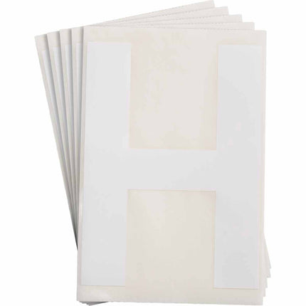 ToughStripe White Number and Letter Labels