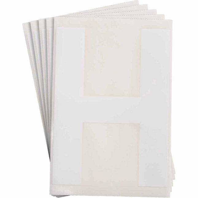ToughStripe White Number and Letter Labels