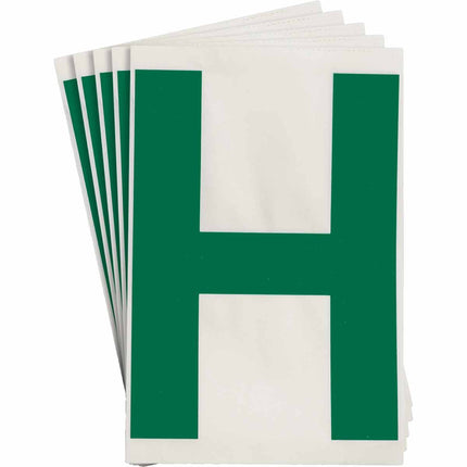 ToughStripe Green Number and Letter Labels