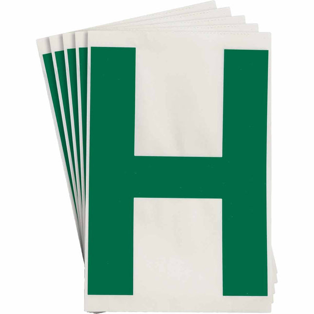 ToughStripe Green Number and Letter Labels