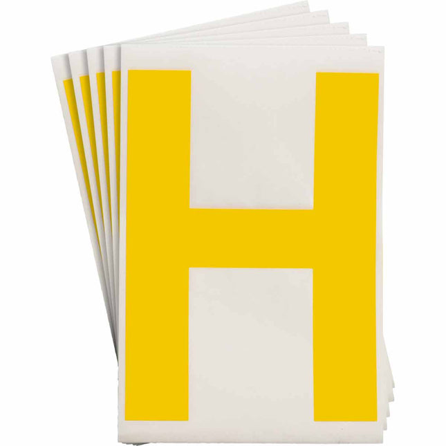 ToughStripe Yellow Number and Letter Labels