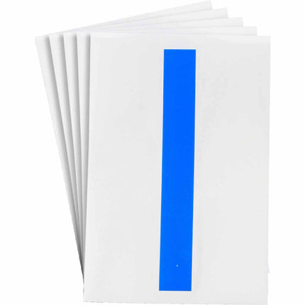 ToughStripe Blue Number and Letter  Labels