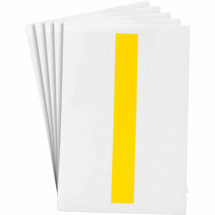 ToughStripe Yellow Number and Letter Labels
