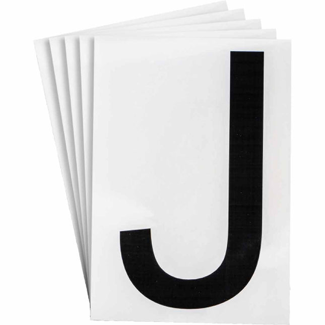 ToughStripe Black Number and Letter Labels