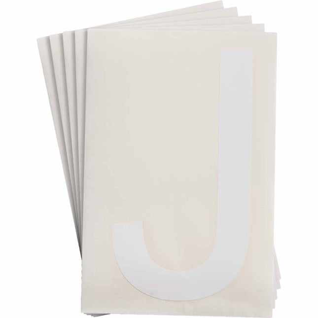 ToughStripe White Number and Letter Labels