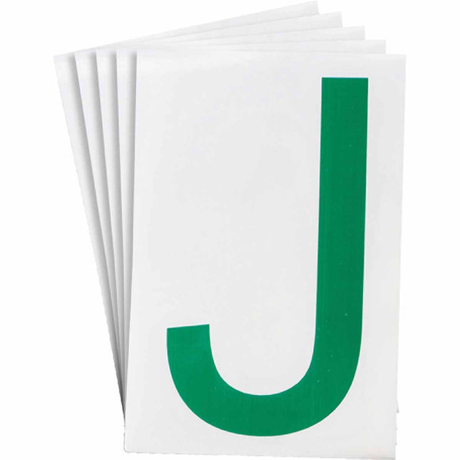 ToughStripe Green Number and Letter Labels