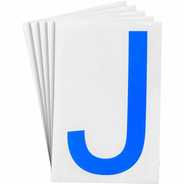 ToughStripe Blue Number and Letter  Labels