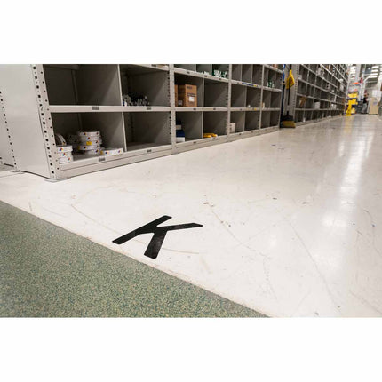 ToughStripe Black Number and Letter Labels