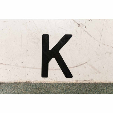 ToughStripe Black Number and Letter Labels