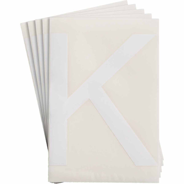 ToughStripe White Number and Letter Labels