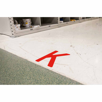 ToughStripe Red Number and Letter Labels