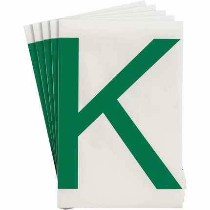 ToughStripe Green Number and Letter Labels
