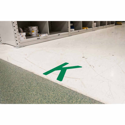 ToughStripe Green Number and Letter Labels