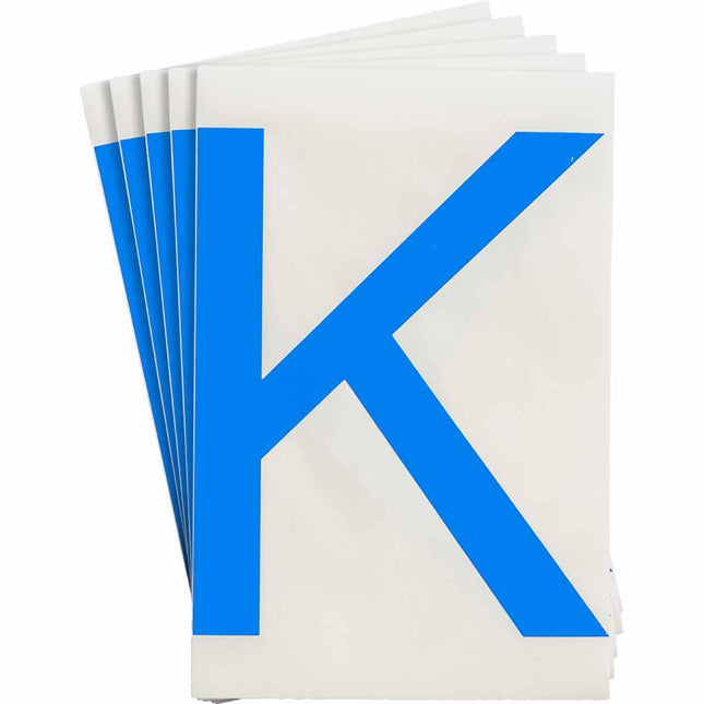 ToughStripe Blue Number and Letter  Labels