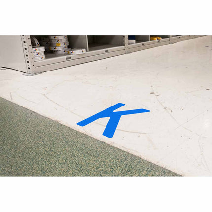 ToughStripe Blue Number and Letter  Labels