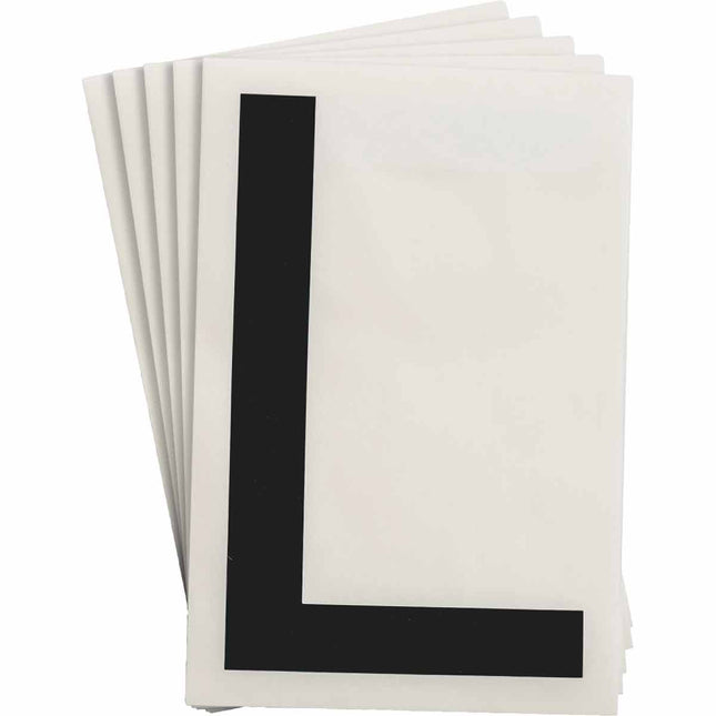ToughStripe Black Number and Letter Labels