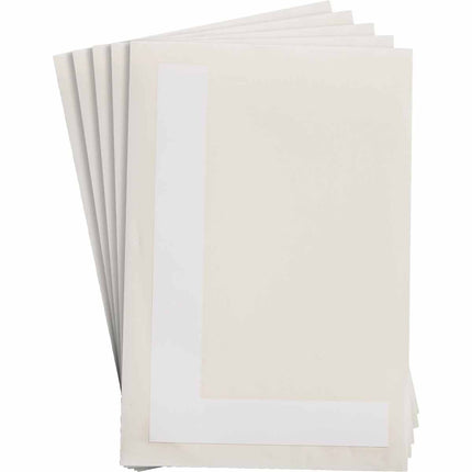 ToughStripe White Number and Letter Labels