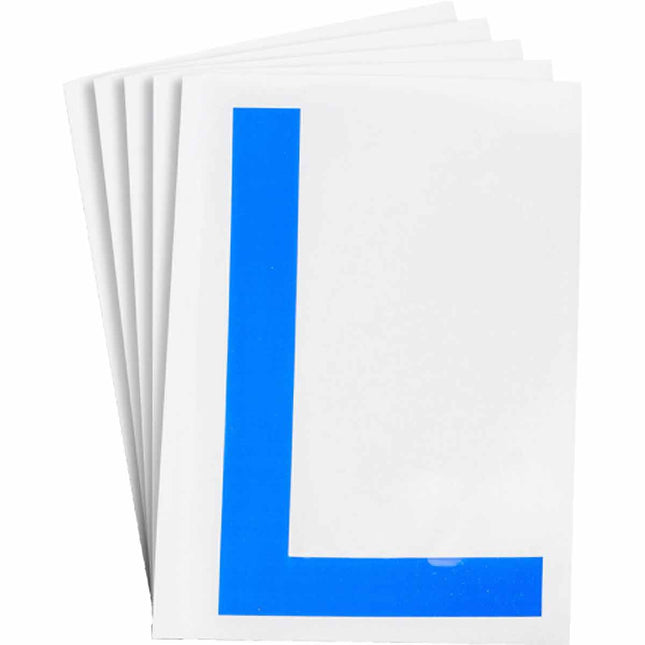 ToughStripe Blue Number and Letter  Labels