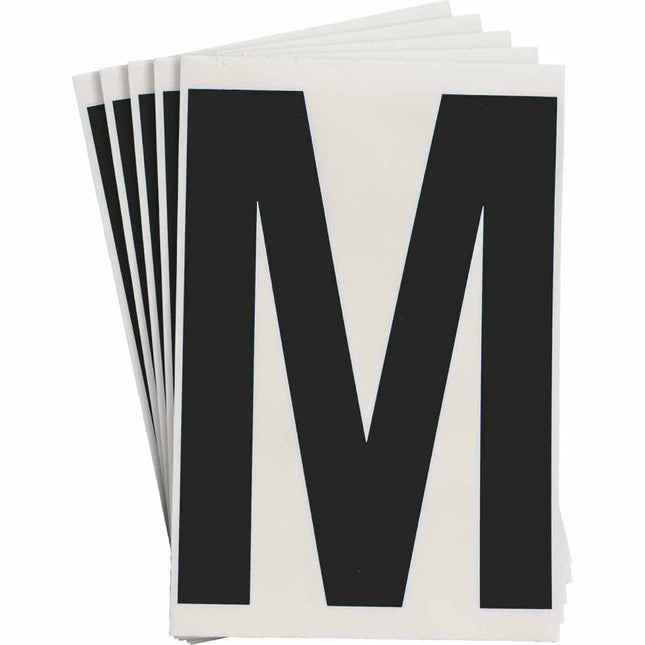ToughStripe Black Number and Letter Labels