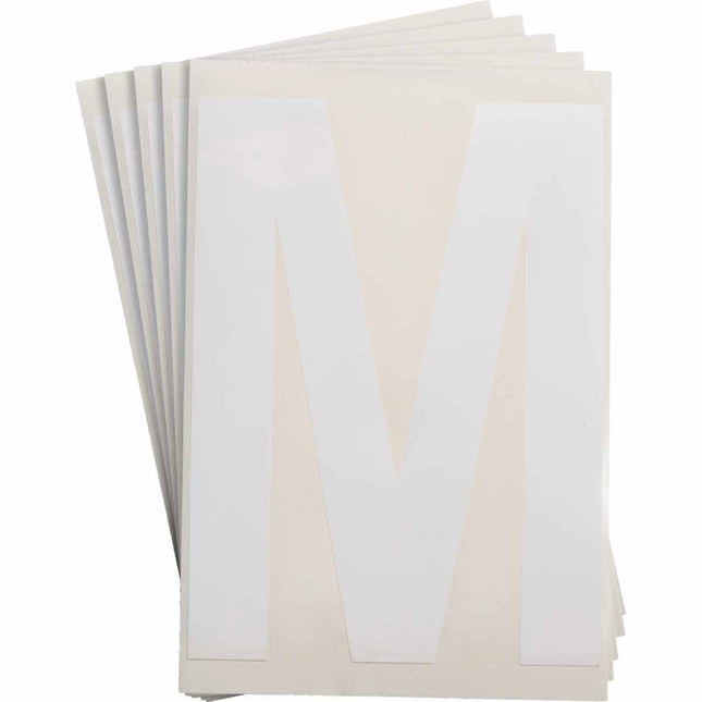 ToughStripe White Number and Letter Labels