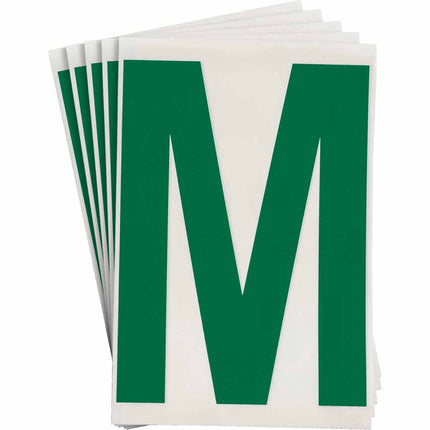 ToughStripe Green Number and Letter Labels