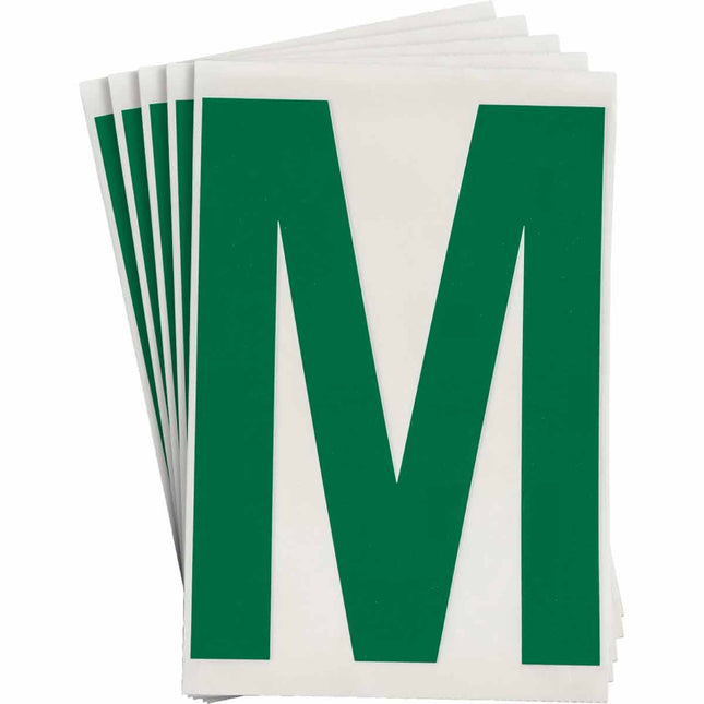 ToughStripe Green Number and Letter Labels