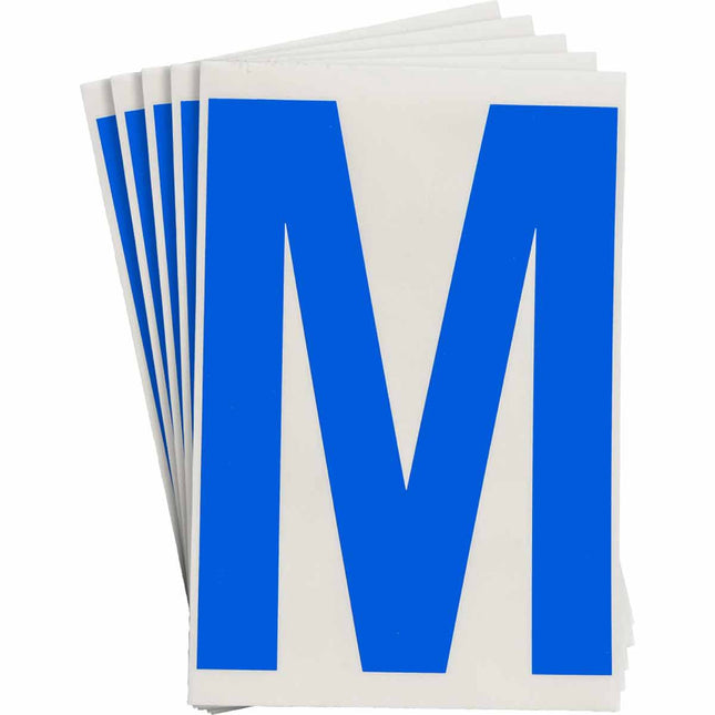 ToughStripe Blue Number and Letter  Labels